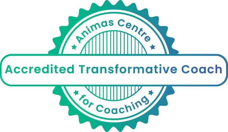 Animas Centre for Coaching Accredited Transformative Coach badge